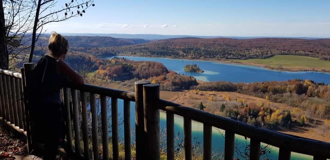Le Jura En Toutes Saisons Piscine, Spa, Location Vtt, Balades 2Cv, Climatisation Bonlieu Buitenkant foto